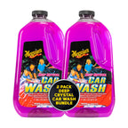 Meguiar's Deep Crystal Car Wash - Car-Wash Shampoo that Cleans Paint, Enhances Gloss, and Preserves Wax Protection, pH Balanced Car-Wash Soap with Excellent Foaming Action, 64 Oz (Pack of 2)