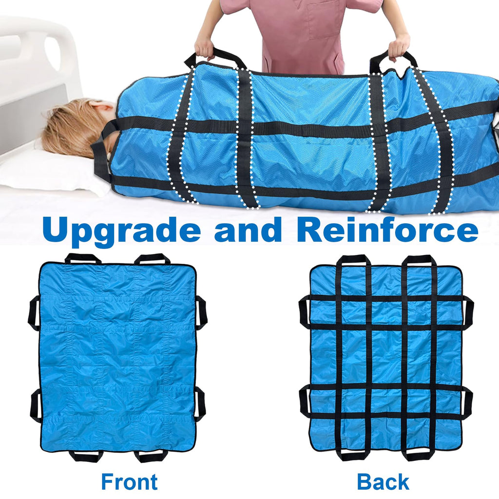 Multi-Functional 48x40 inch Positioning Bed Pads for Elderly, Bed Buddy Patient Lift Sling Handicap Accessories for Daily Living, Elderly Must Haves Assistance Products Patient Turning Device Reusable