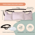 MOYOAMA Post Mastectomy Pillow - Post Surgery Pillow for Car, Breast Reduction & Augmentation Patients, Breast Pillow After Heart Surgery Pillow, Mastectomy Recovery Must Haves, Post Surgery Gift