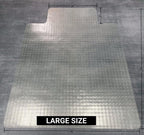 46” x 60” Office Chair Mat for Carpeted Floors – Large, Slip-Resistant, Heavy-Duty Desk Protector with Extended Lip – Easy Glide Rolling Desk Chair Mat for Work, Gaming, Home