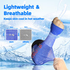 Donald Trump Arm Sleeves 2024 Save America Again Inspirational Gifts for Trump Fans, ANSI A6 Cut Resistant Arm Protectors for High Risk Work, UPF50+ UV Protection Cooling Farmer Sleeves for Gardening