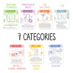 BEST 100 Daily Meditation Cards | Anxiety Relief Item for Relaxation | Self Care Kit for Stress Relief | Perfect Mindfulness Gift For Teens & Adults | Advance Beyond Positive Affirmations