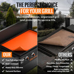 22” Silicone Griddle Mat for Blackstone - Heavy-Duty Food-Grade Griddle Cover & Full Surface Protection, Waterproof, Rust & Dust-Proof, Essential Blackstone Griddle Accessories for Outdoor BBQ