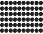 Macarrie 60 Pieces Precut Tennis Bulk Tennis Balls for Chairs Tennis Balls Heavy Duty Long Lasting Glide Coverings for Classroom Furniture Legs Protectors and Floor Protection (Black)
