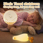 Cute Duck Lamp,Fun Lying Flat Duck/Chicken/Pig/Rabbit/Panda Night Light,LED Squishy Animal Novelty Lamp,Toddler Baby Night Light Christmas gifts for Kids,Nursery Touch Kawaii Lamp Room/House Décor