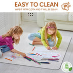 HOMEK Office Chair Mat for Hardwood Floor- 48" x 48" Clear Desk Computer Chair Mat for Hard Wood/Tile Floors, Easy Glide Plastic Mat for Under Office Chairs on Hardwood for Work & Home