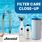 Jacuzzi ProClear 6000-383AJ Hot Tub Replacement Filter Cartridge Fits J-300, J-400, J-500, J-LX (2002+) - Hydro Filter with Twist-Off Cap, OEM Accessories & Replacement Parts, 60 Sq Ft, 1 Pack