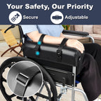 Ablefector Wheelchair Armrest Pad, Wheelchair Arm Rest Cushion Lateral Support Bolster for Stroke Victim, Arm Trough for Improved Comfort, Wheelchair Accessories for Seniors Adults
