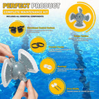 Replacement Tune-Up Kit Fit forZodiac MX6 MX8 MX6EL MX8EL Pool Cleaners , Bearings & Control Devices – R0525100 R0526100 R0527000 R0524700 R0524800 R0524900 , Complete Pool Cleaner Tune-Up Kitt