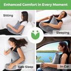 AbleUplift Rotator Cuff Pillow, Soft Comfortable Shoulder Pillow for Surgery, Ergonomic Shoulder Support Pillow with Double Zipper Cover, Machine Washable, Gray