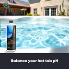 AquaDoc Spa pH Increaser for Hot Tub - 16oz - Spa pH Up for Water Balance - Hot Tub Chemicals Made in USA