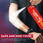 Ougist Fire Extinguisher for Home 620ml 2 Count,Can Prevent Re-lgnition,Best Suitable for Vehicle The House Car Truck Boat Kitchen Water-Based Fire Extinquishers