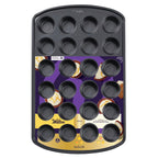Wilton Gold Premium Non-Stick Warp-Resistant Bakeware, Made without PFAs, Muffin Pan, 24-cup, 16 x 10 x 1 in., Packaging may Vary