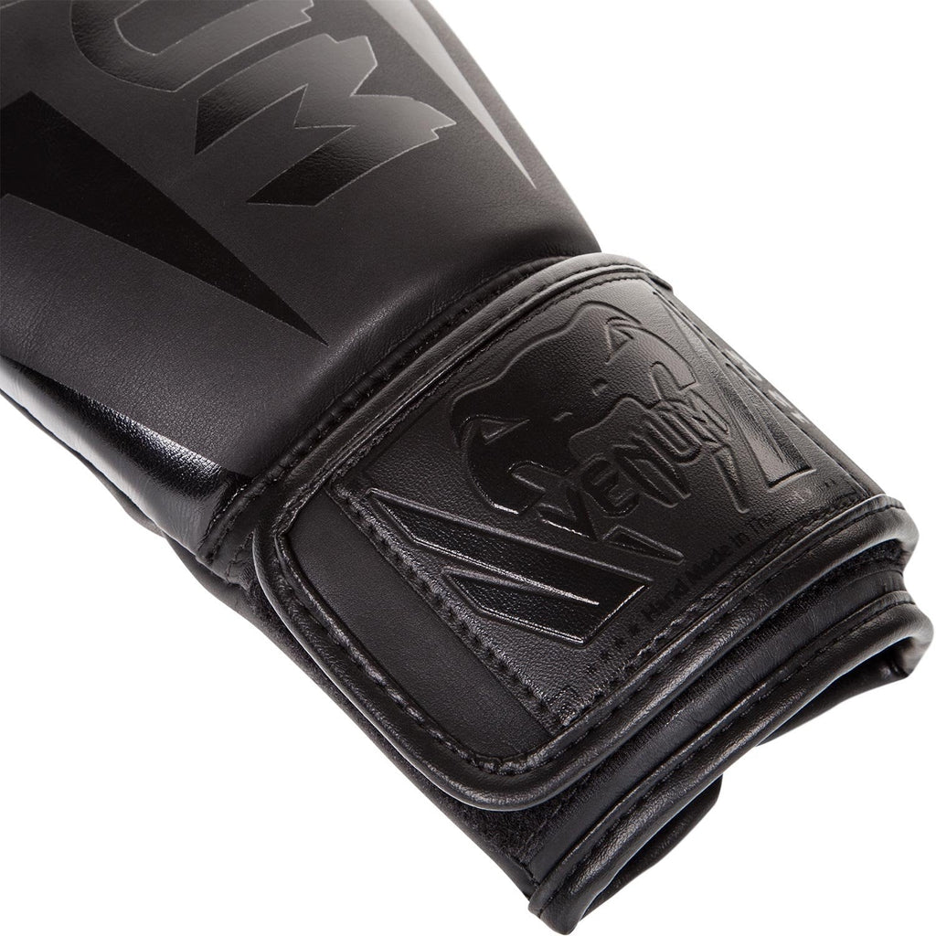 Venum Elite Boxing Gloves, Black, 16 oz