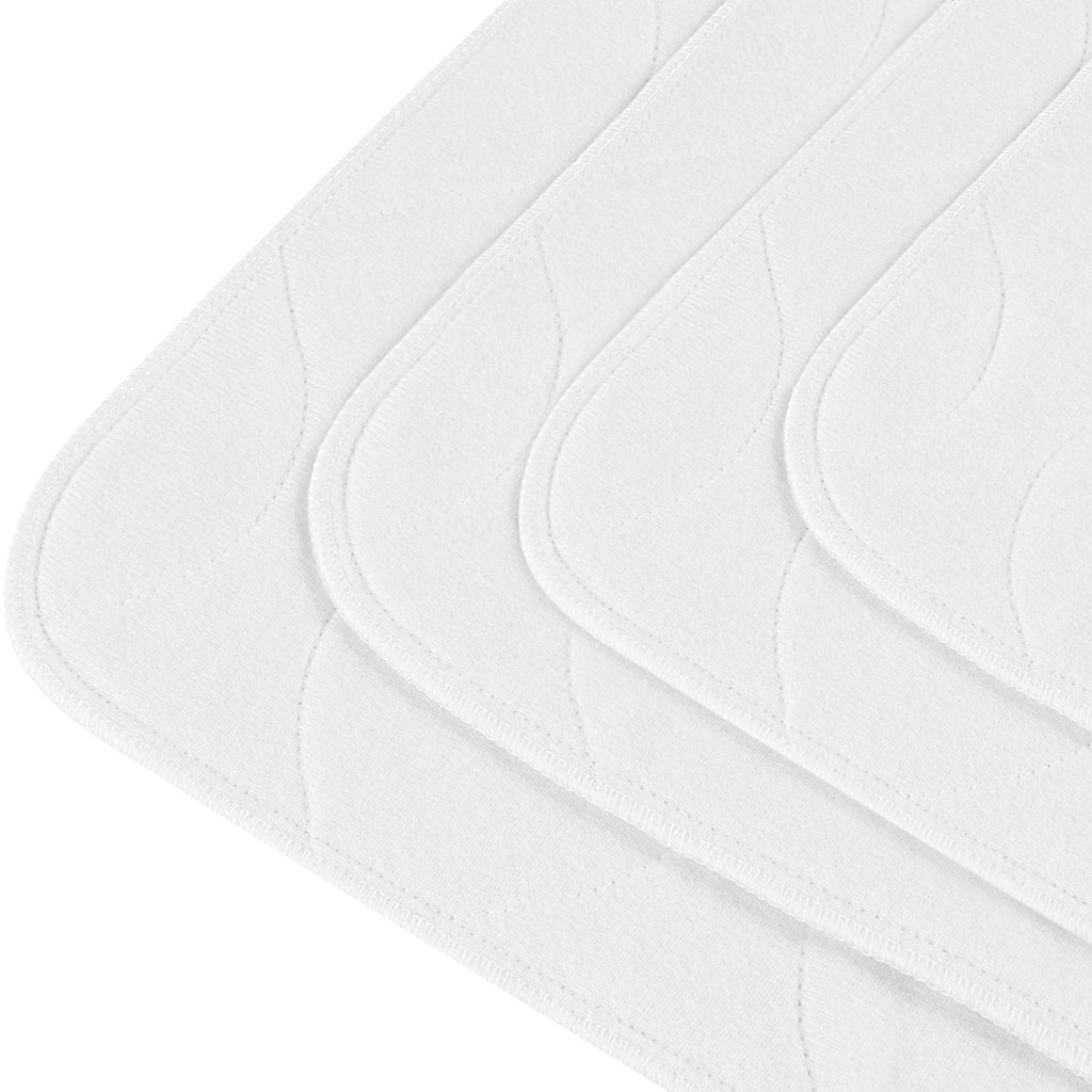 Utopia Bedding (Pack of 4) Waterproof Incontinence Pads Quilted Washable & Absorbent Bed Pad for Adults and Kids 34 x 52 inches (White)