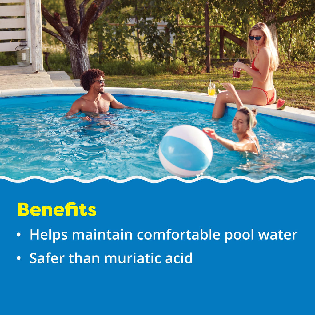 In The Swim Alkalinity Increaser for Swimming Pools - Raises Alkalinity and Balances pH Levels in Your Swimming Pool Water - 100% Sodium Bicarbonate - 25 Pounds