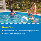 In The Swim Alkalinity Increaser for Swimming Pools - Raises Alkalinity and Balances pH Levels in Your Swimming Pool Water - 100% Sodium Bicarbonate - 25 Pounds