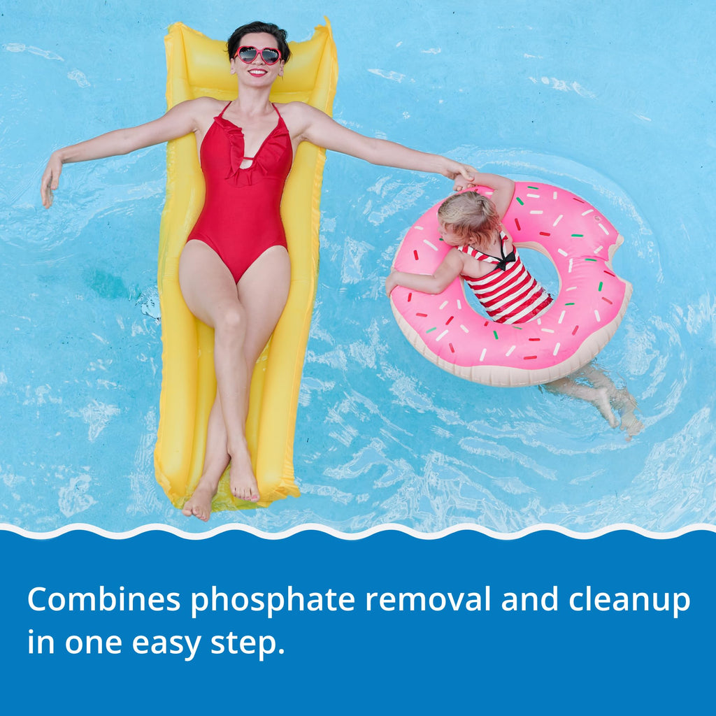 In The Swim - Pure Clear + No Phos - Reduces Phosphates & Removes Non-Living Matter for Clearer Water - 3 Liter