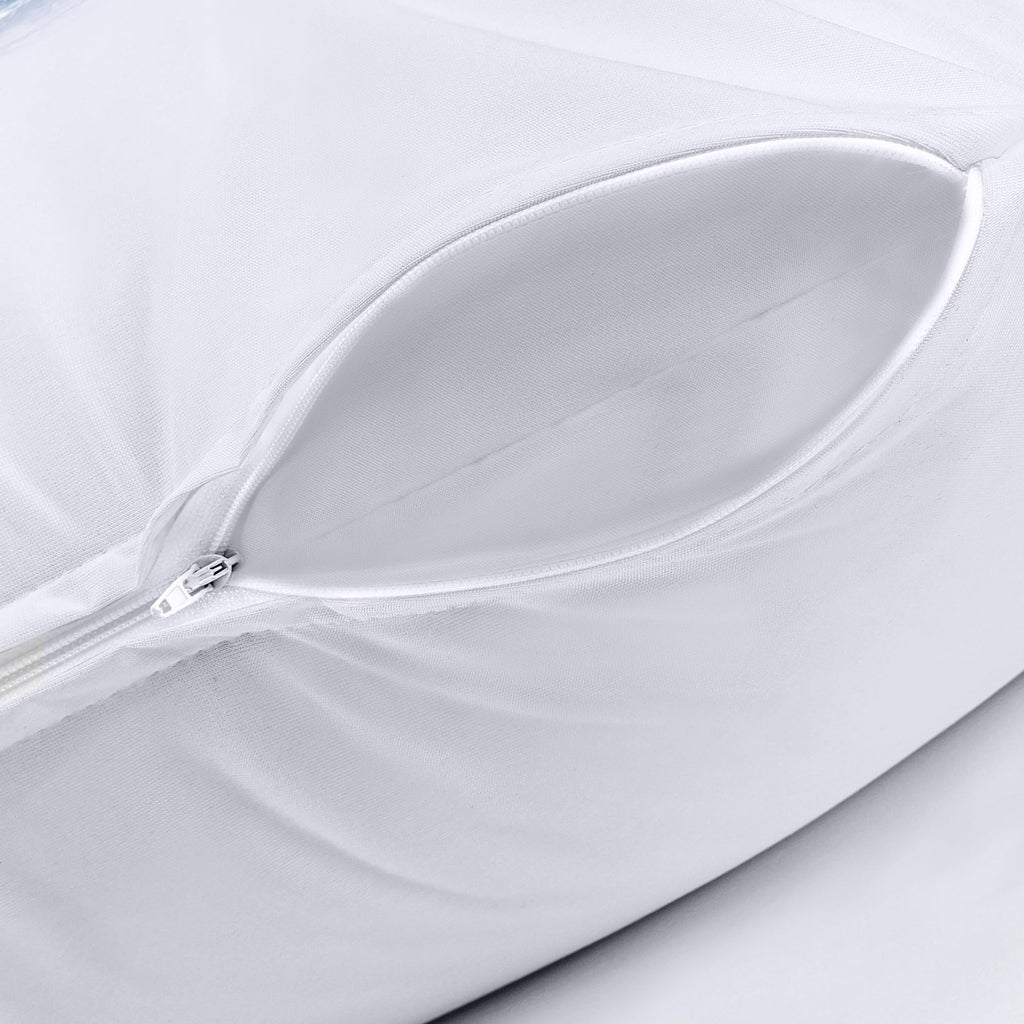 Utopia Bedding Waterproof Pillow Protector Zippered (4 Pack) Queen – Bed Bug Proof Pillow Encasement 20 x 28 Inches