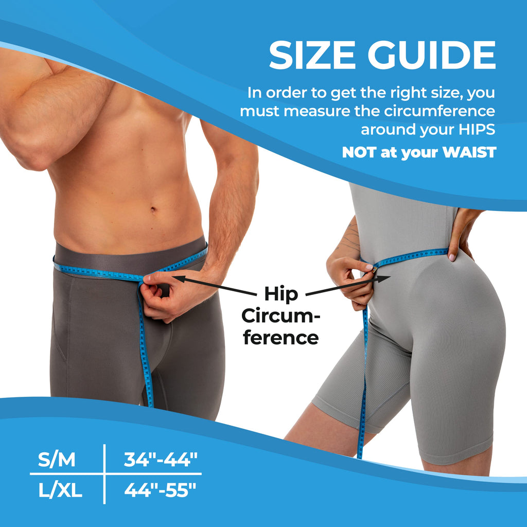 Hernia Belts for Men and Women - Adjustable Right or Left Side Groin Hernia Truss - Pre or Post-Surgical Scrotal Invisible Inguinal Hernia Support for Men - Medical Hernia Guard with 2 Removable Pads (X-Large)