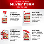 Spectracide Bug Stop Home Barrier2, 1.33 Gallons, AccuShot Refill Kills on Contact for Indoor Plus Outdoor Foundation Treatment Insect Control, Kills Ants, Roaches, Spiders, Fleas, Silverfish