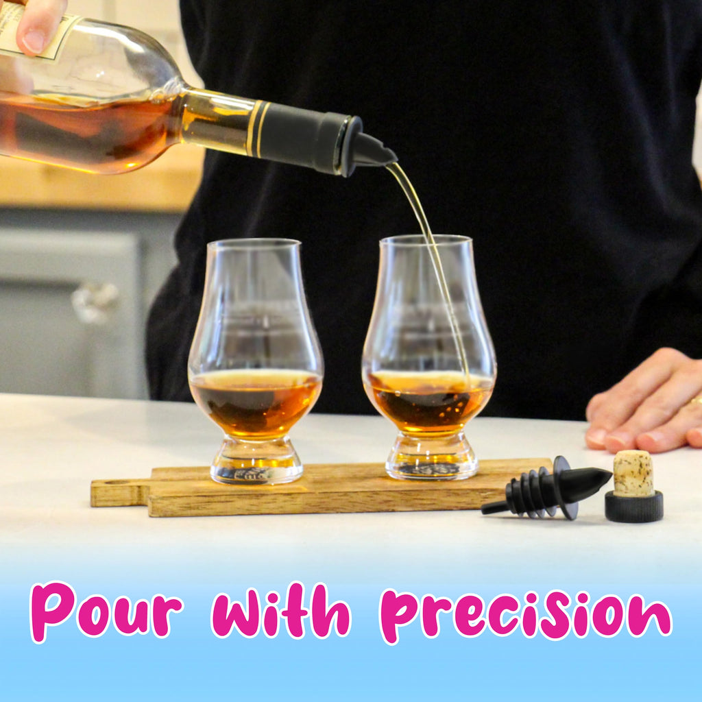 Syrup Precise Control Bottle Pourers, 10-Pack