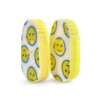 Scrub Daddy Dish Daddy Dish Wand & Refill Heads, Soap Dispensing Dish Brush, Texture Changing Washing Up Sponge With Liquid Handle, Dish Sponge with Built-in Scraper & Scrubbing Head, Drip stand, Blue