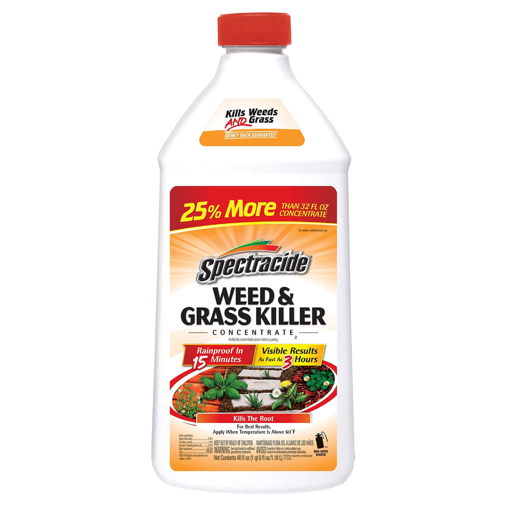 Spectracide Weed And Grass Killer Concentrate 40 Ounces, Use On Patios, Walkways And Driveways, 6 Pack