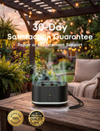 BuggyBands Portable Mosquito Repellent Outdoor Patio & Indoor Rechargeable Electronic Insect Repellent Device | 20 ft Coverage Zone for Camping, Hiking, Backyard | Safe for Kids & Pets | 2 Refills