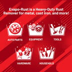 Evapo-Rust ER012 Heavy Duty – 128 oz., Rust Remover for Auto Parts, Hardware, Antiques | Rust Removers and Chemicals