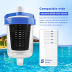 ATRACYPART Inline Pool Leaf Canister Compatible with Hayward W560 PoolVac Navigator Standard, Leaf Catcher Filter with Strainer Basket and 5 Skimmer Socks