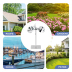 OFFO 4 PCS Bird Scare Reflective Device, Bird Reflector Keep Pigeon Woodpeckers and Sparrows Away for Outdoor Use Boats Roofs Gardens