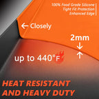 rumlick 36" Silicone Griddle Mat Cover for Blackstone, Heavy Duty Silicone Cover, All Year Round Griddle Top Protective Mat for Black Stone Accessories