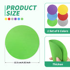 6PCS Round Jar Gripper Pads, Multifunctional Rubber Jar Opener, Heat Insulation Pad Kitchen Coasters for Elderly Senior Suffering from Weak Hands Arthritis, 6 Colors…