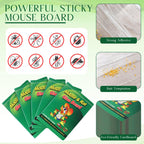 100 Pcs 11.8" x 8" Large Mouse Glue Traps with Enhanced Stickiness, Mouse Sticky Pads Foldable Mouse Traps Sticky Pads for House Indoor Outdoor, Easy to Set