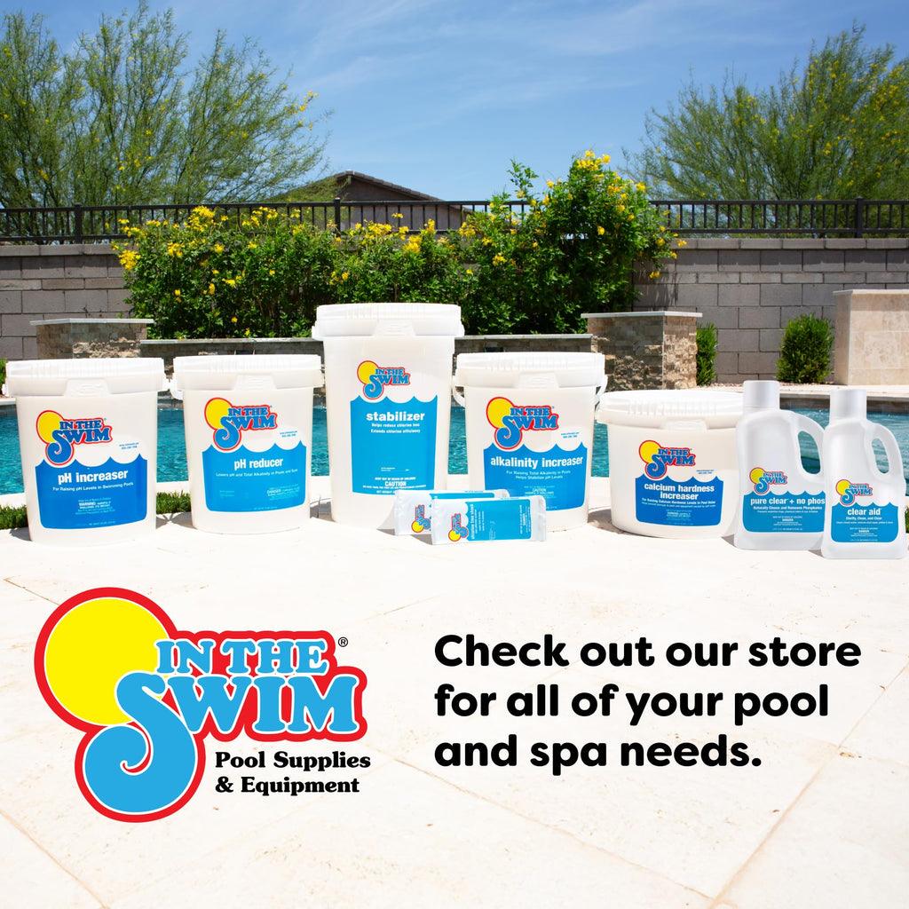 In The Swim Pool Stabilizer – 100% Cyanuric Acid for Chlorine Protection and Efficiency - 25 Pound