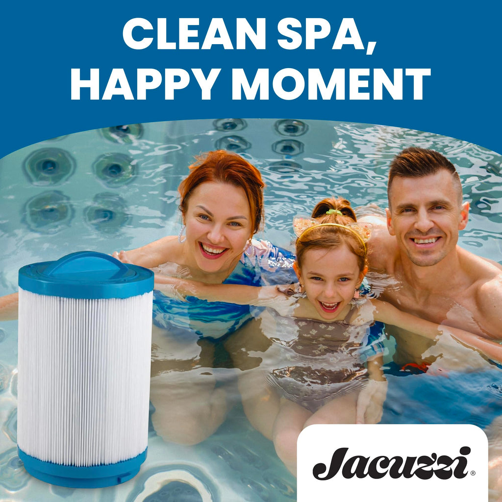 Hot Tub Things Spa Filter Cartridge 40 Sq Ft - Replacement Filter Part# 6473-157J for J-400 & J-500 Series, Dual-Stage Filtration, Spa Water Cleaner, Washable Pleated Cartridge, Easy Installation