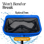 Lime Ultra-Durable Pool Skimmer Net – Deep Fine Mesh for Efficient Leaf & Debris Cleaning, Fits Standard Pool Poles (Net Only, No Pole)