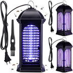 Qualirey 3 Pieces Electric Mosquito Zappers Bug Zapper with Light 11 W Plug in Mosquito Lamp Insect Trap Mosquito Killer for Patio Electric Insect Killer for Home Garden Backyard Indoor Outdoor