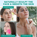 Bliss Face and Body Cupping Therapy Set – Includes Facial Cups for Cupping and Anti-Cellulite Cups - Release Fascia, Lymphatic Drainage, Natural Pain Relief