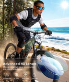 Sports Mens-Sunglasses Women Polarized-Sunglasses-Men: Sun Glasses with UV400 for Driving Running Cycling