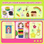 Simetufy 10000Pcs Pony Beads Bulk, 30 Colors Rainbow Kandi Beads for Hair Braiding Bracelet Making Kandi Jewelry Key Chains DIY Crafts Gifts Christmas Gifts (5.73lb, Stack Box)
