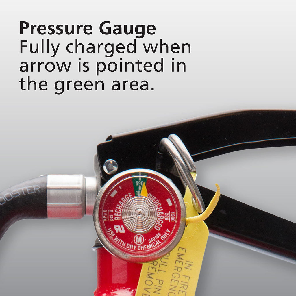 Kidde Pro 210 2A:10-B:C Fire Extinguisher, Rechargeable, Multi-Purpose for Home & Office, 4 lbs., Mounting Bracket Included , Red, 2 Pack