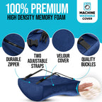 FORTEM Office Chair Cushion and Back Support for Office Chair, Lumbar Support Pillow, Memory Foam, Non Slip Sitting and Back Rest for Gaming, Car Seat Cushion, Chair Pad