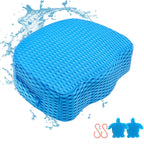 Luxury Extra Thick Weighted Hot Tub Booster Seat for Adults, Premium 3D Air Mesh Spa Cushion, Non-Slip Micro Dot Base, Quick-Dry Heavy-Duty Spa Seat Riser for Indoor & Outdoor Use