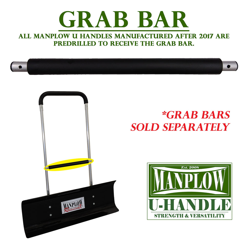 MANPLOW RevolutionX Snow Pusher with U Handle (32 Inch)