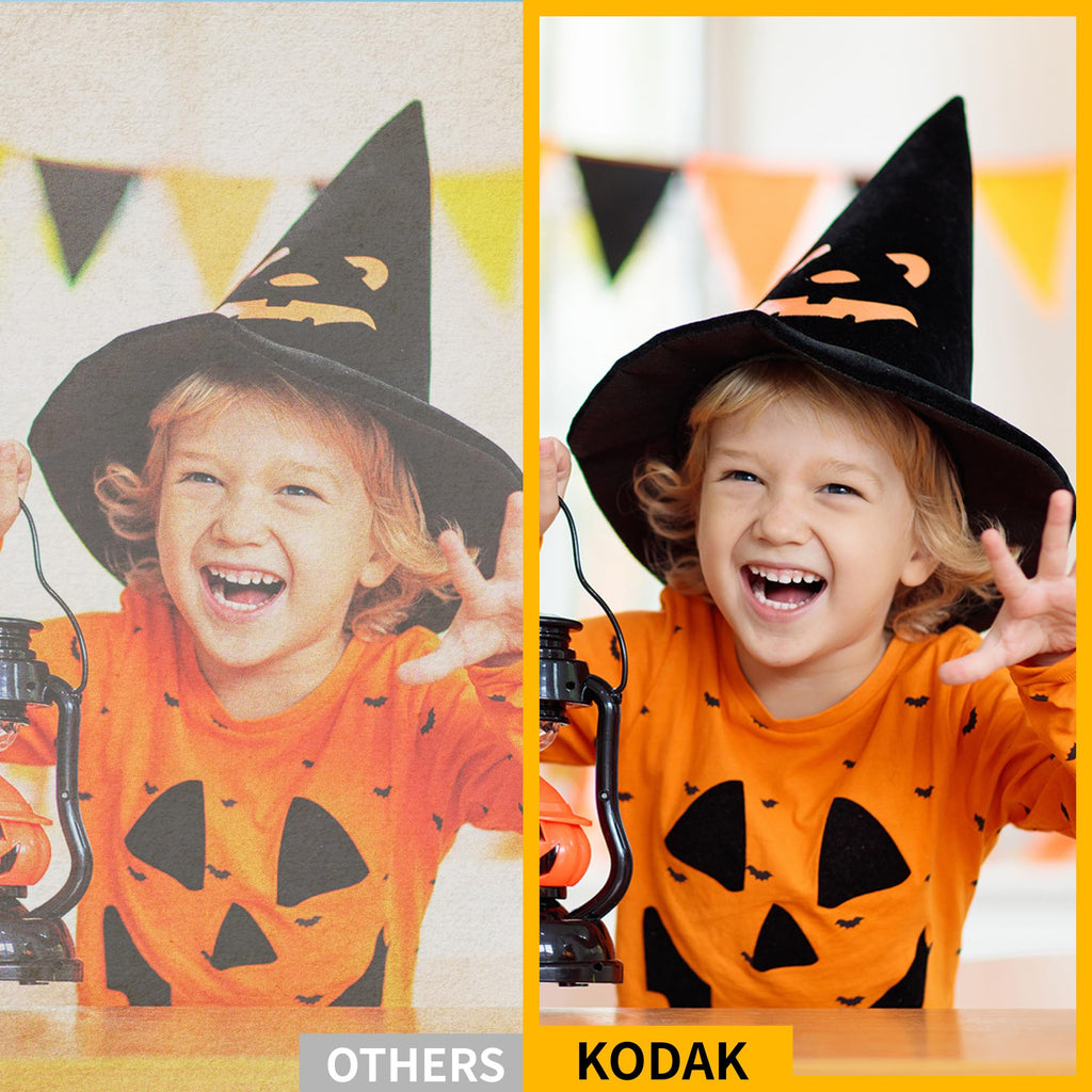 KODAK Dock Plus 4PASS Instant Photo Printer (4x6 inches) + 90 Sheets Bundle (10 Initial Sheets + 80 Sheet Pack)