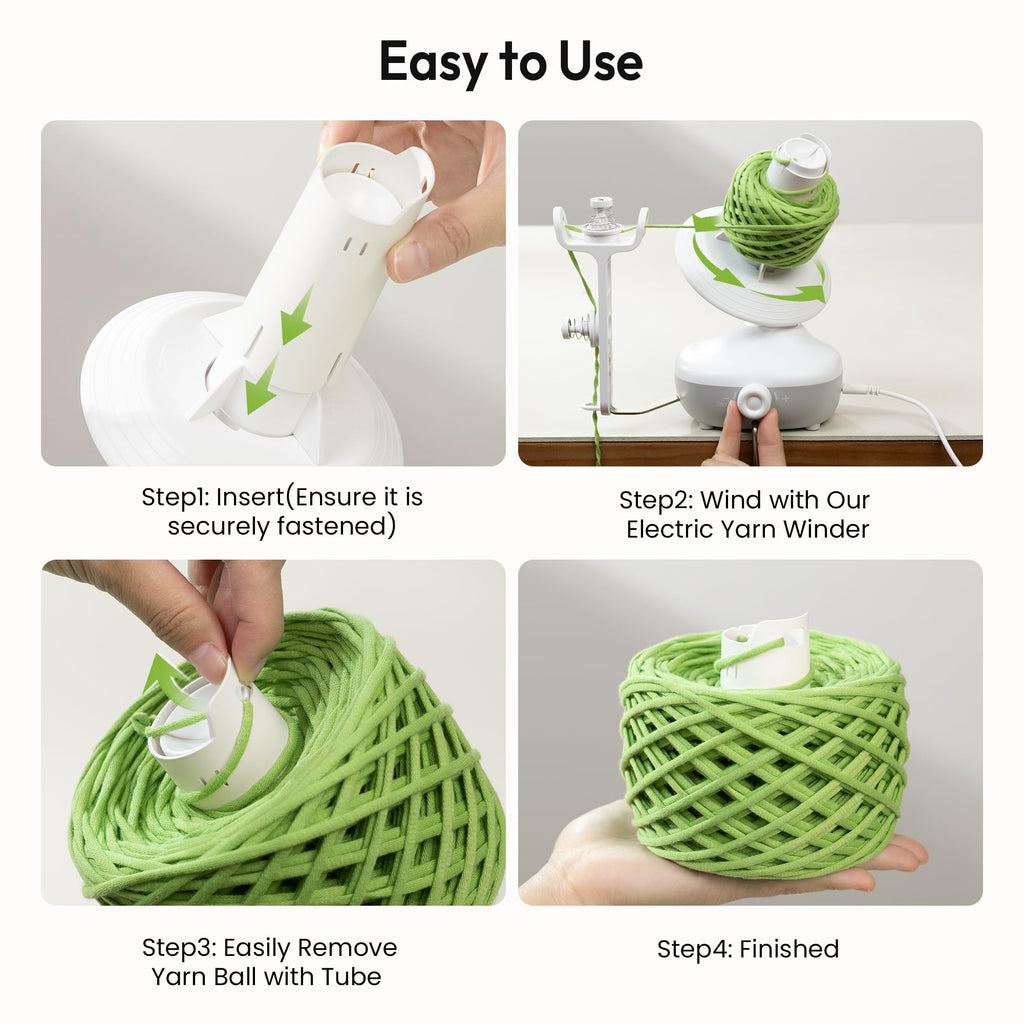 Etcokei 18pcs Yarn Ball Tube for Etcokei Electric Yarn Winder M1, Reusable ABS Yarn Cake Tube for Neat Storage & Tangle-Free Knitting/Crocheting Accessories