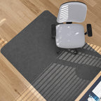Placoot Desk Chair Mat for Hardwood Floor Corduroy Surface 1/6" Thick 55"x35" Office Chair Mat for Rolling Chairs-100% Large Anti-Slip Backing Under Desk Low-Pile Office Rug Floor Mat for Office/Home