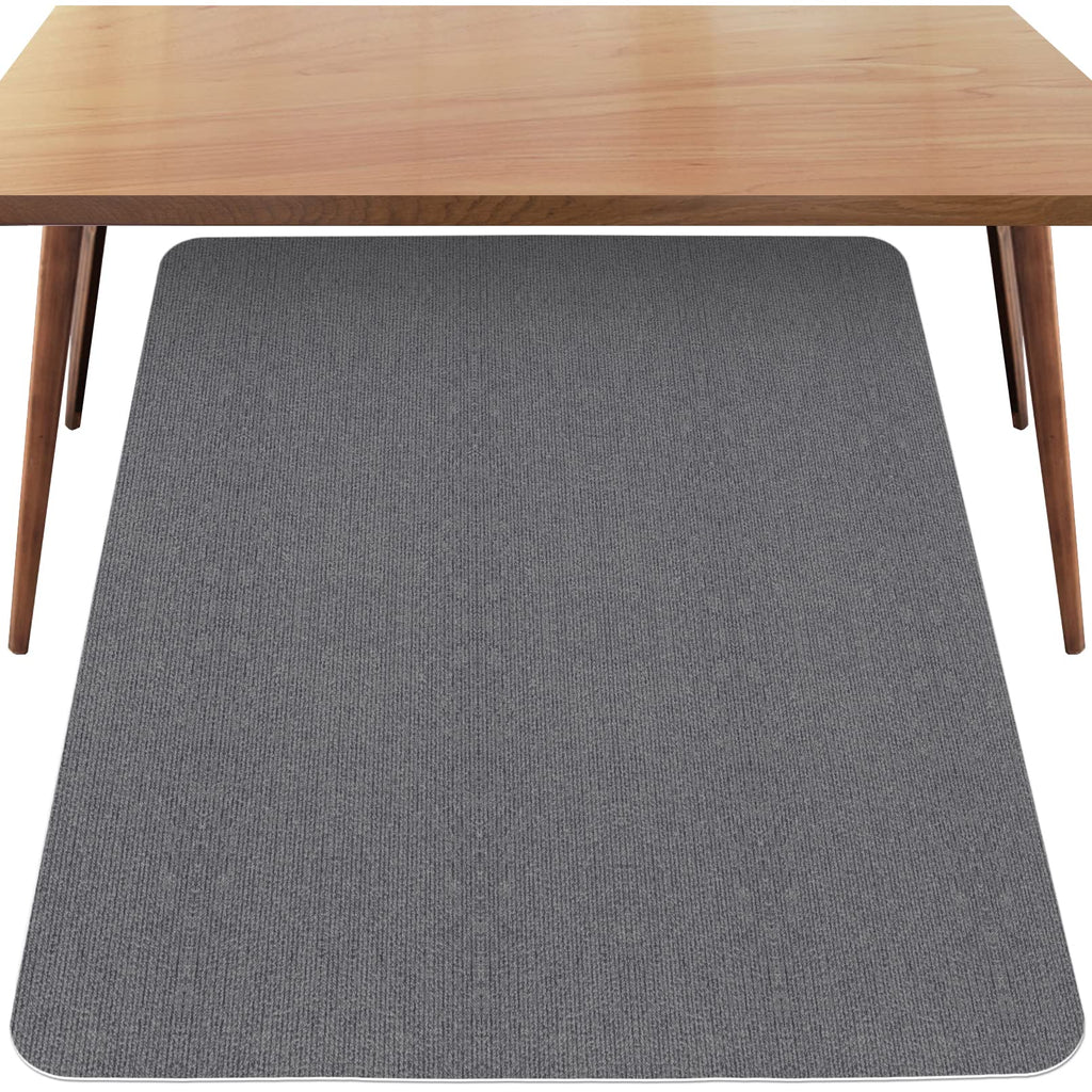 Sycoodeal Office Chair Mat for Hardwood Floor,Office Computer Gaming Chair Mat for Tile Floor,Large Floor Protector Rug,Anti-Slip,Easy to Clean,Grey(48"x36")